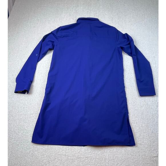 Coolibar Women’s XS Blue Long Sleeve Button-Front Sun Shirt UPF 50+ Protection - Picture 2 of 8